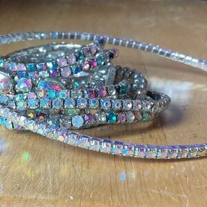 Lot of AB Stretch Bracelets & Choker